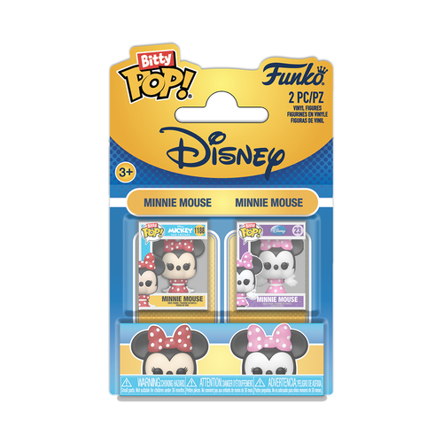 Bitty POP! 2-Pack - Disney: Minnie Mouse (Pink & Red)