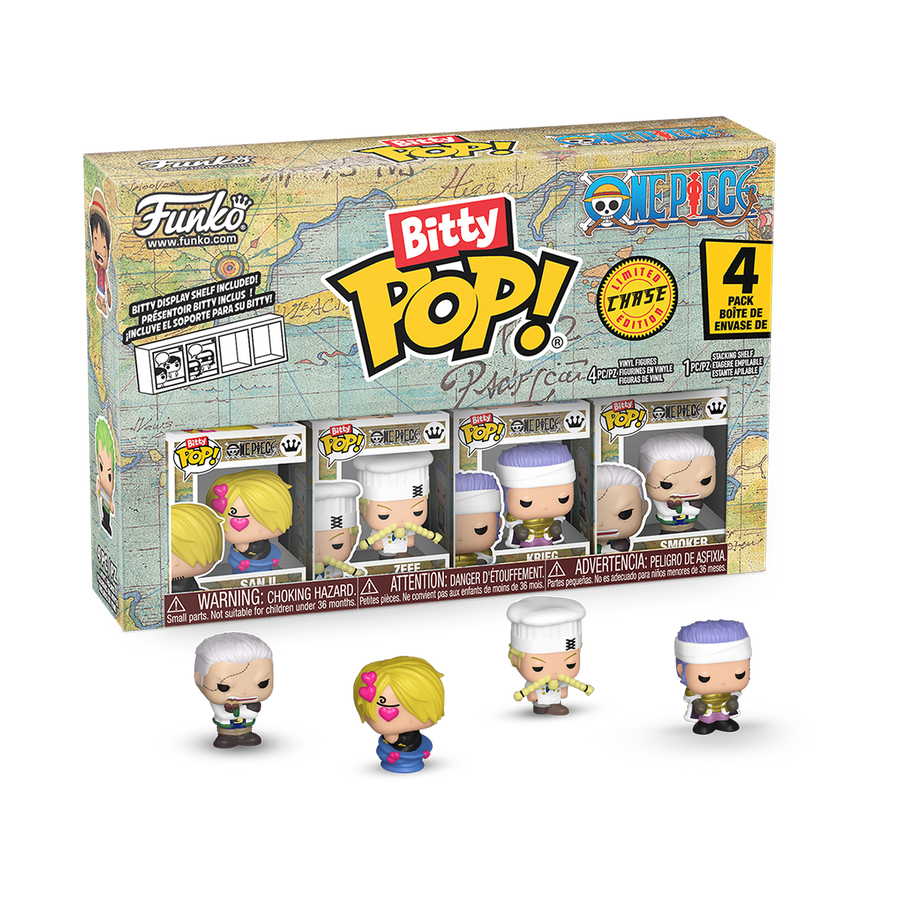 Bitty Pop! One Piece 4-Pack Series 3