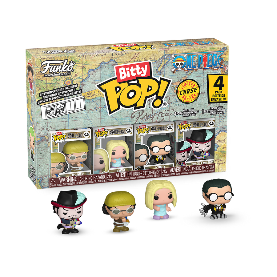 Bitty Pop! One Piece 4-Pack Series 4