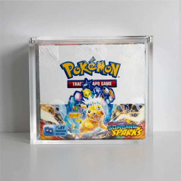 Acrylic Protective Display Case for English Pokemon Booster Box
