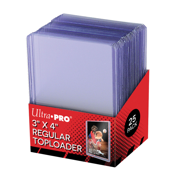 Ultra Pro Toploaders - 3 x 4 Inch Clear (Pack of 25)