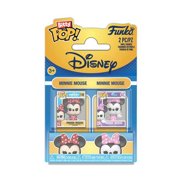 Bitty POP! 2-Pack - Disney: Minnie Mouse (Pink & Red)