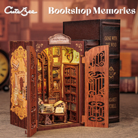 CuteBee DIY Book Nook Kit - Bookshop Memories (SD01)