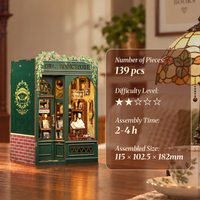 CuteBee DIY Book Nook Kit - Owl Bookstore (SD02)