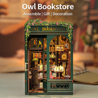 CuteBee DIY Book Nook Kit - Owl Bookstore (SD02)