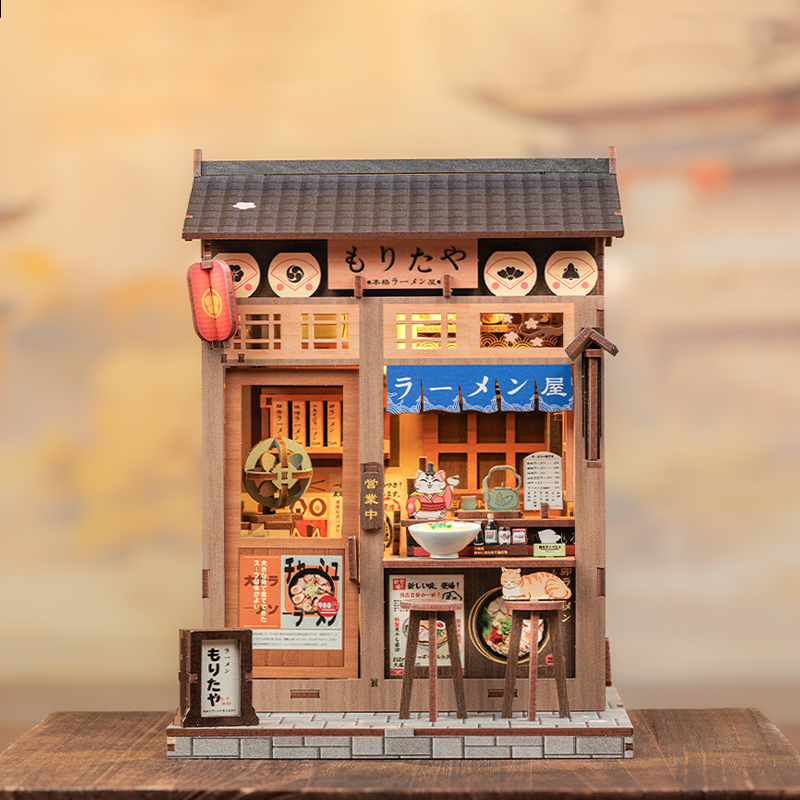 CuteBee DIY Miniature House Kit - Morita-Ya Ramen Shop (C205)