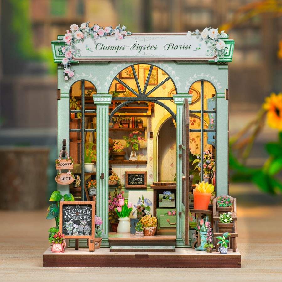 CuteBee DIY Miniature House Kit - Champs-Élysées Florist (C201)