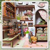 CuteBee DIY Miniature House Kit - Champs-Élysées Florist (C201)
