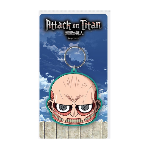 Attack on Titan (Colossal Titan) PVC Keychain (on backing card)