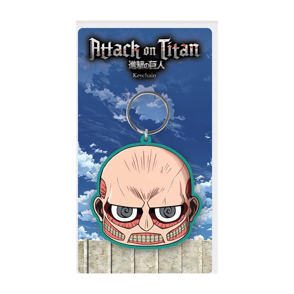Attack on Titan (Colossal Titan) PVC Keychain (on backing card)