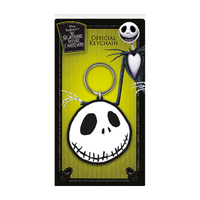 The Nightmare Before Christmas (Jack) PVC Keychain (on backing card)