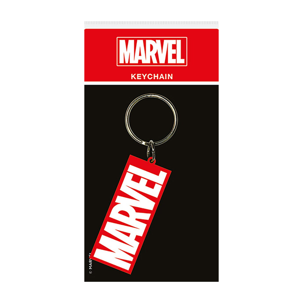 Marvel (Logo) PVC Keychain (on backing card)