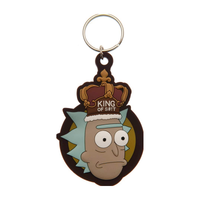 Rick And Morty (King Of S**t) PVC Keychain