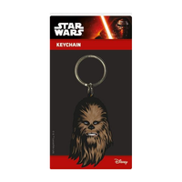 Star Wars (Chewbacca) PVC Keychain (on backing card)