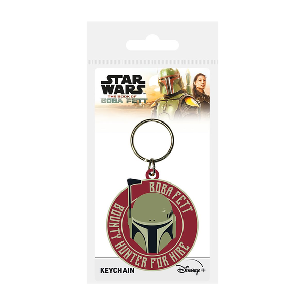 Star Wars: The Book Of Boba Fett PVC Keychain (on backing card)
