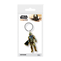 Star Wars: The Mandalorian (Mando) PVC Keychain (on backing card)