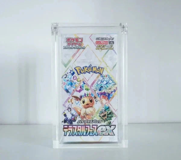 Acrylic Protective Display Case Japanese Pokemon Booster Box