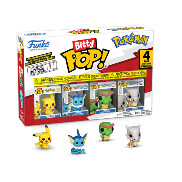 Bitty Pop! Pokemon 4-Pack Series 1 - front