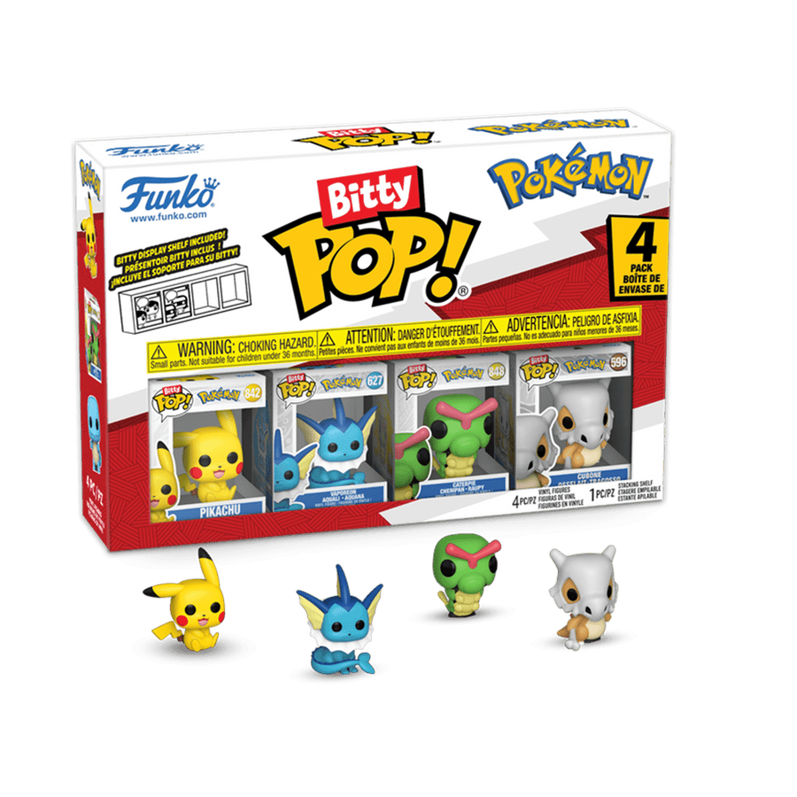 Bitty Pop! Pokemon 4-Pack Series 1 - front