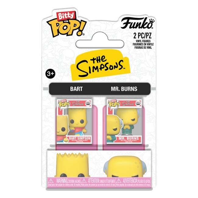 Bitty POP! 2-Pack - Bart Simpson & Mr. Burns